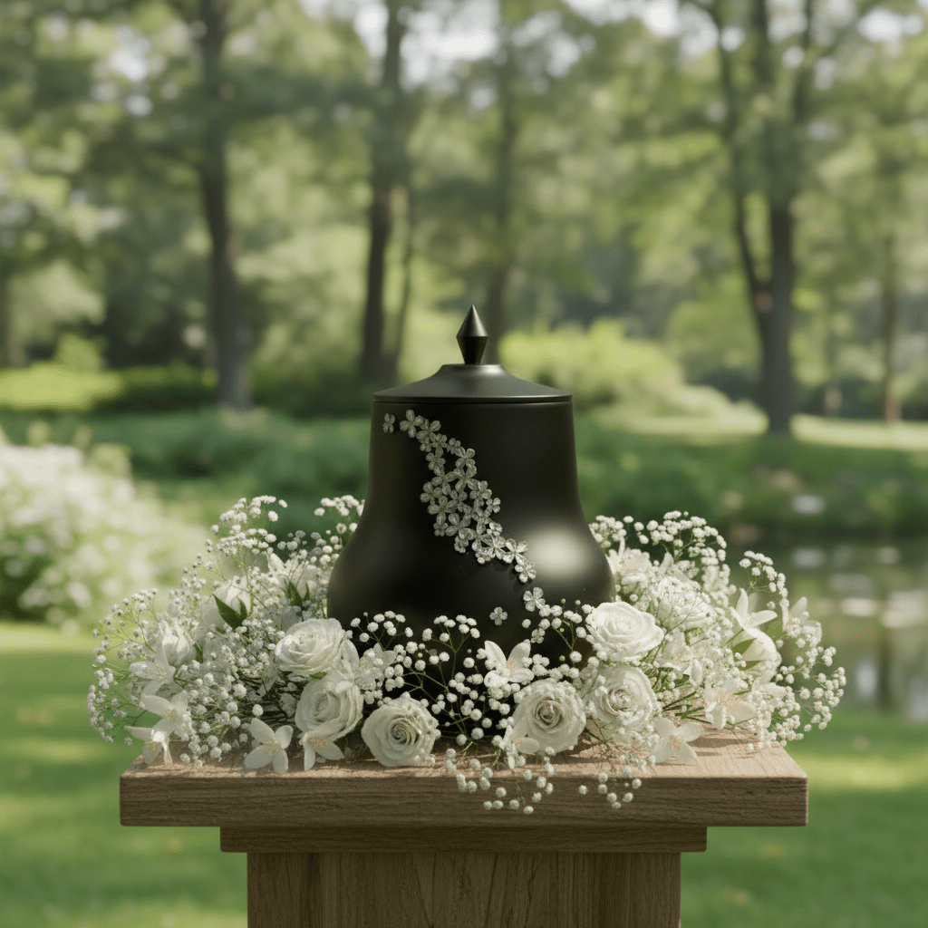 Blossom Urn Memorial Outdoor - Afterlife Vessel