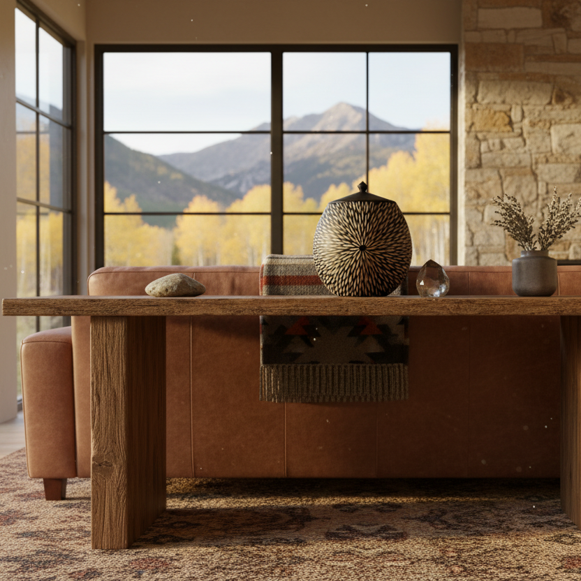 Radiance urn in living room