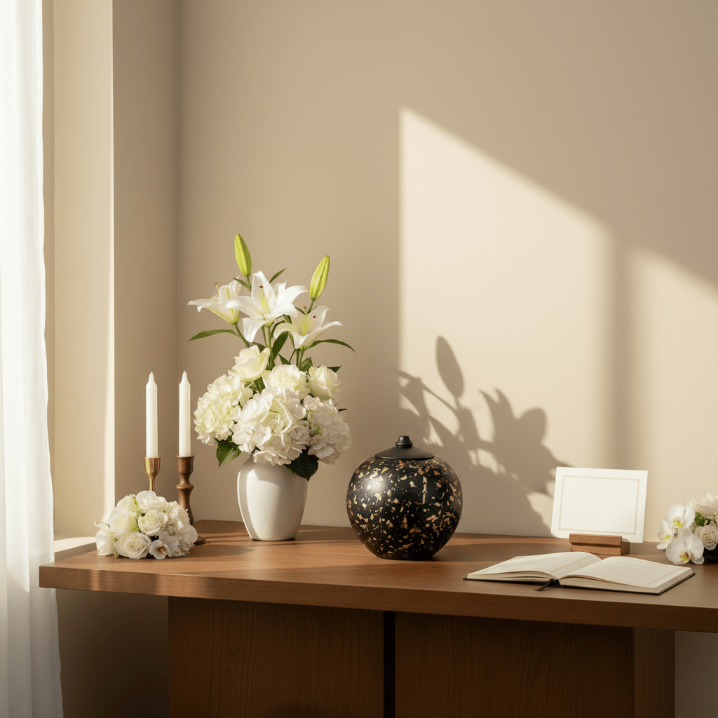 Solstice Urn Memorial Scene - Afterlife Vessel